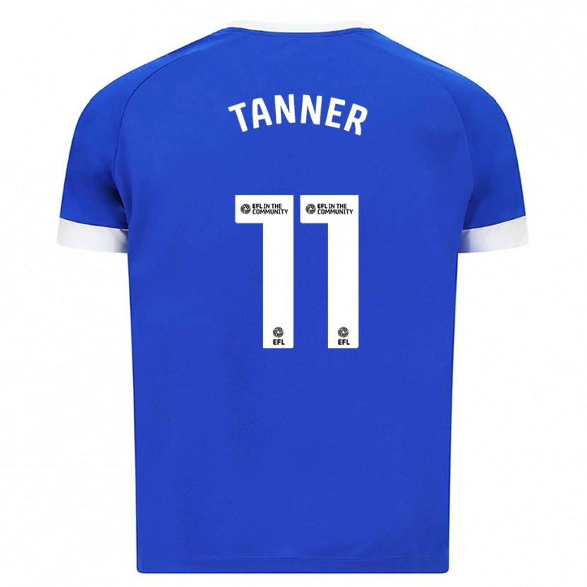 Danxen Kinder Ollie Tanner #11 Blau Weiß Heimtrikot Trikot 2025/26 T-Shirt