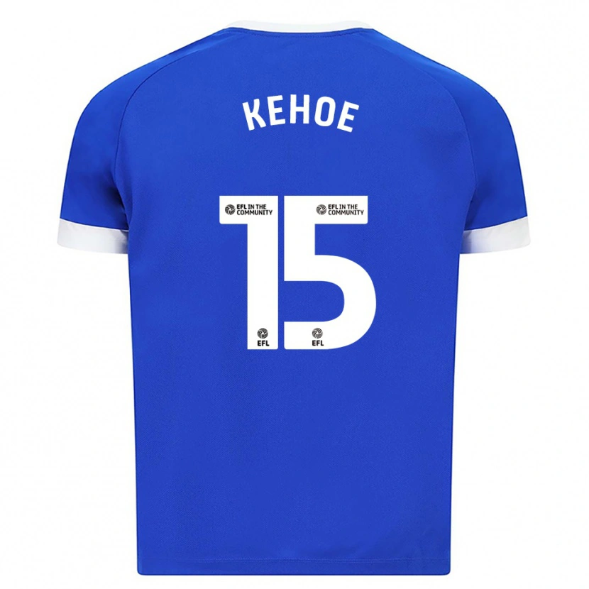 Danxen Kinder Molly Kehoe #15 Blau Weiß Heimtrikot Trikot 2025/26 T-Shirt