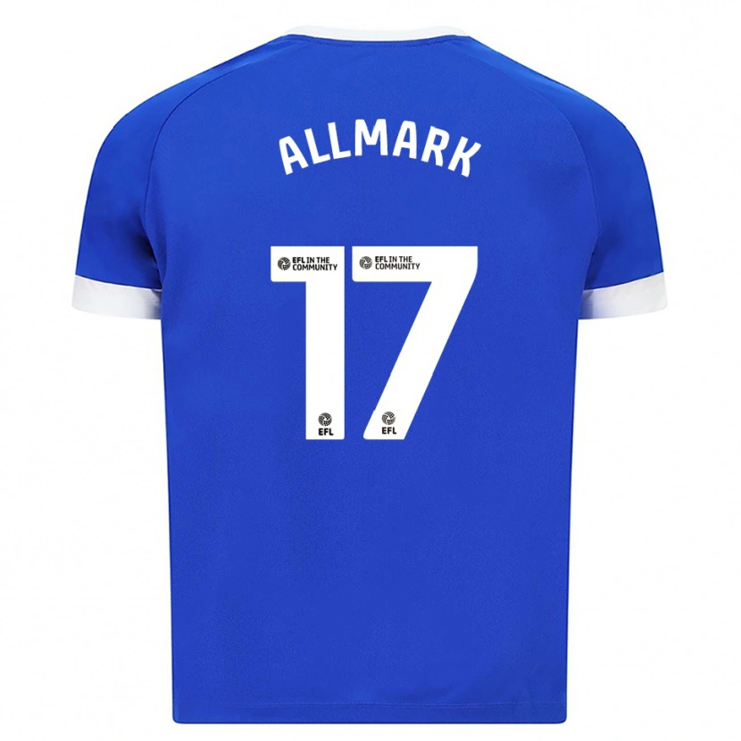 Danxen Kinder Hayden Allmark #17 Blau Weiß Heimtrikot Trikot 2025/26 T-Shirt