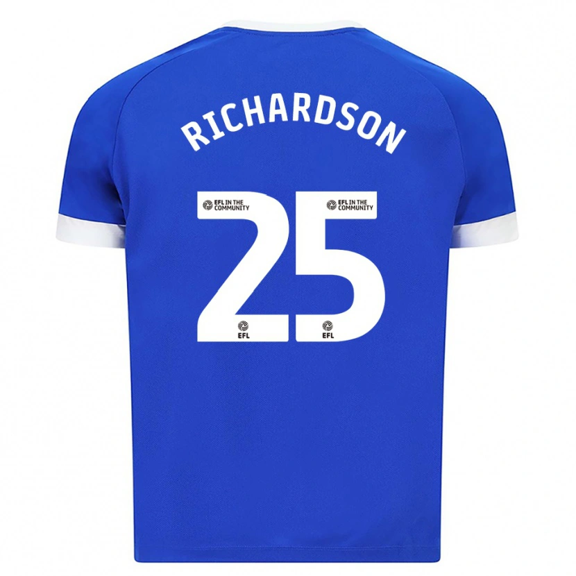 Danxen Kinder Tija Richardson #25 Blau Weiß Heimtrikot Trikot 2025/26 T-Shirt