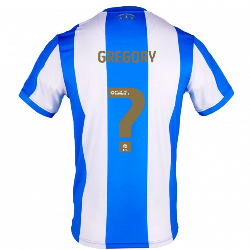 Danxen Kinder Anthony Gregory #0 Blau Weiß Heimtrikot Trikot 2025/26 T-Shirt