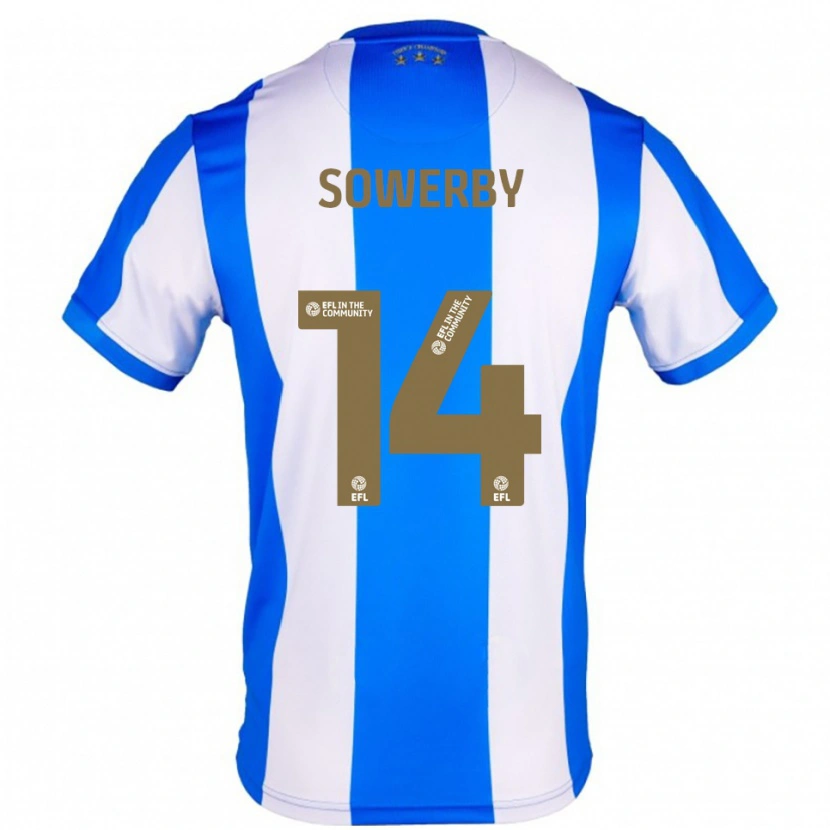 Danxen Kinder Lucy Sowerby #14 Blau Weiß Heimtrikot Trikot 2025/26 T-Shirt