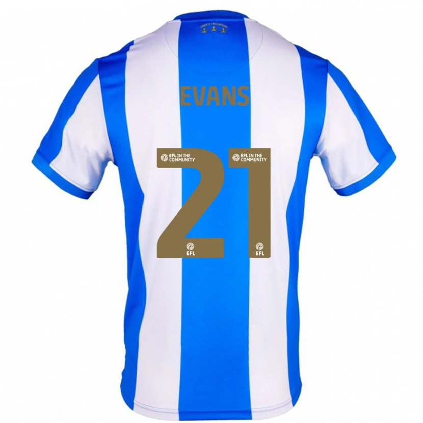 Danxen Kinder Antony Evans #21 Blau Weiß Heimtrikot Trikot 2025/26 T-Shirt