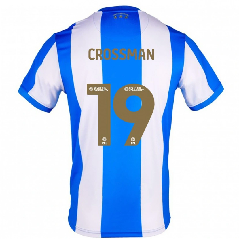 Danxen Kinder Paige Crossman #19 Blau Weiß Heimtrikot Trikot 2025/26 T-Shirt