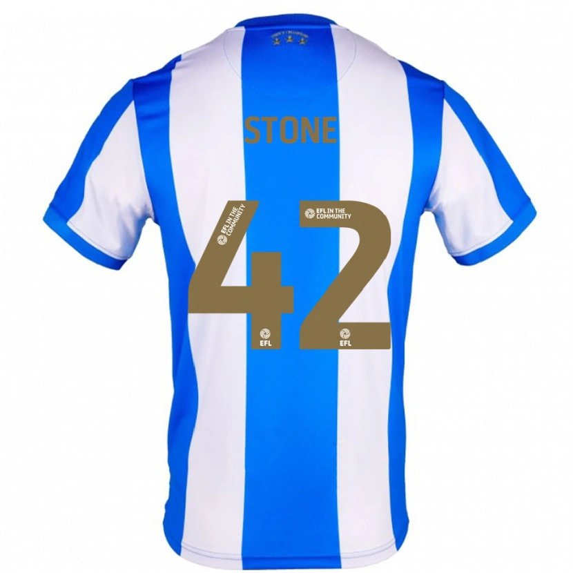 Danxen Kinder Michael Stone #42 Blau Weiß Heimtrikot Trikot 2025/26 T-Shirt