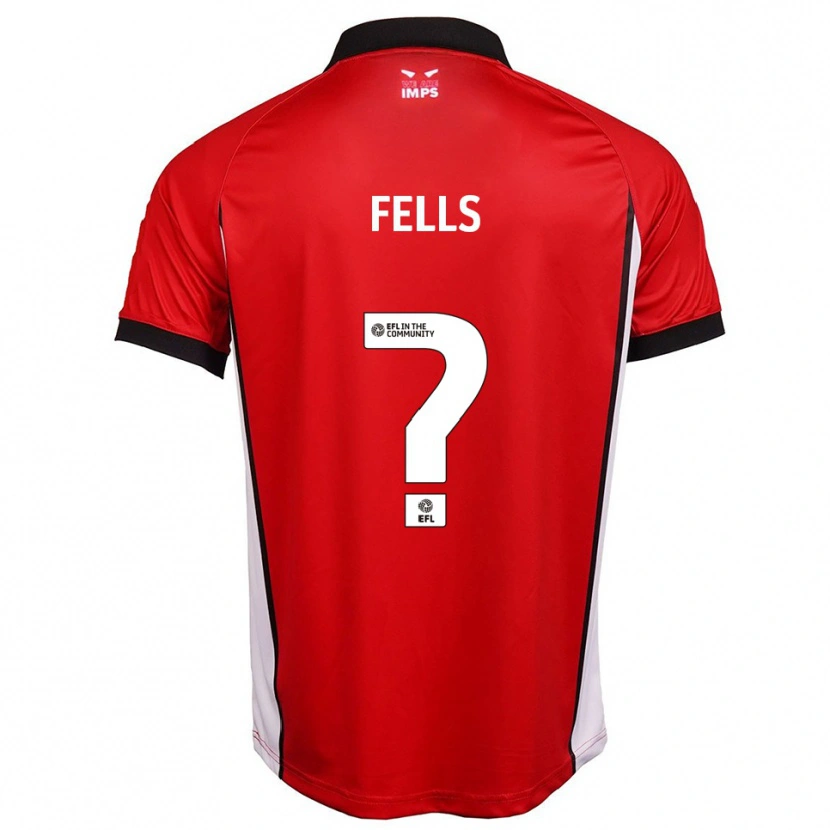 Danxen Kinder Jacee Fells #0 Rot Weiß Heimtrikot Trikot 2025/26 T-Shirt