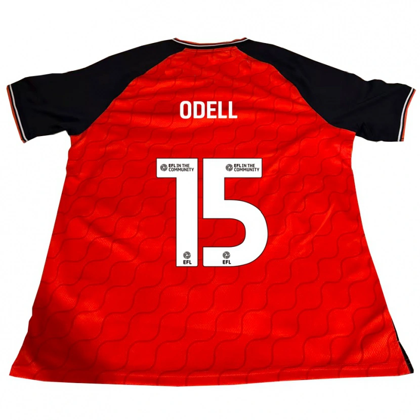 Danxen Kinder Josh Odell #15 Orange Schwarz Weiß Heimtrikot Trikot 2025/26 T-Shirt