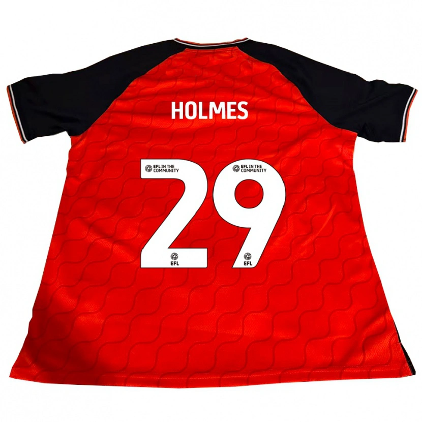 Danxen Kinder Tom Holmes #29 Orange Schwarz Weiß Heimtrikot Trikot 2025/26 T-Shirt