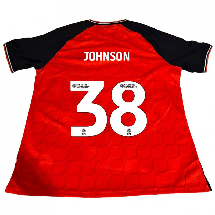 Danxen Kinder Joe Johnson #38 Orange Schwarz Weiß Heimtrikot Trikot 2025/26 T-Shirt