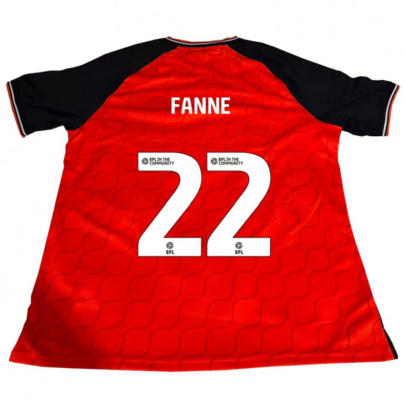 Danxen Kinder Lamine Fanne #22 Orange Schwarz Weiß Heimtrikot Trikot 2025/26 T-Shirt