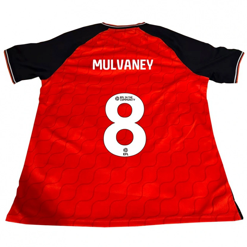 Danxen Kinder Elizabeth Mulvaney #8 Orange Schwarz Weiß Heimtrikot Trikot 2025/26 T-Shirt