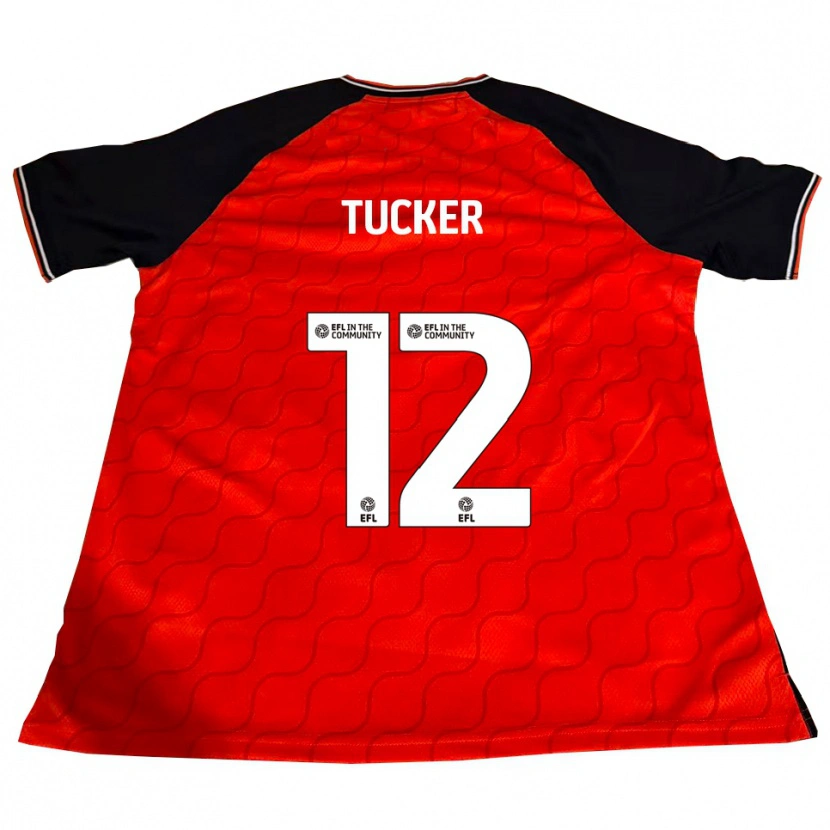 Danxen Kinder Nancy Tucker #12 Orange Schwarz Weiß Heimtrikot Trikot 2025/26 T-Shirt