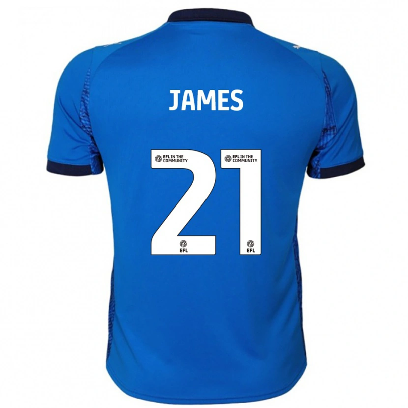 Danxen Kinder Hayley James #21 Blau Weiß Heimtrikot Trikot 2025/26 T-Shirt