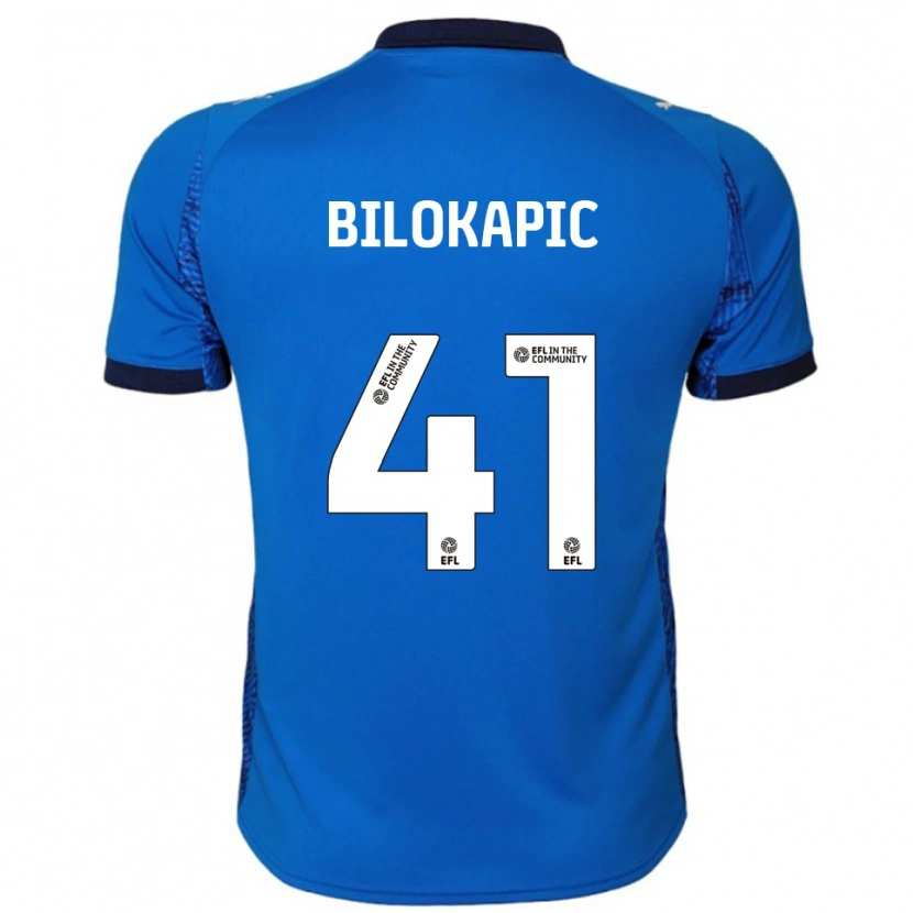 Danxen Kinder Nicholas Bilokapic #41 Blau Weiß Heimtrikot Trikot 2025/26 T-Shirt