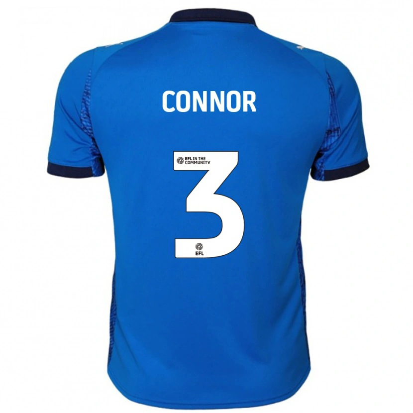 Danxen Kinder Niamh Connor #3 Blau Weiß Heimtrikot Trikot 2025/26 T-Shirt