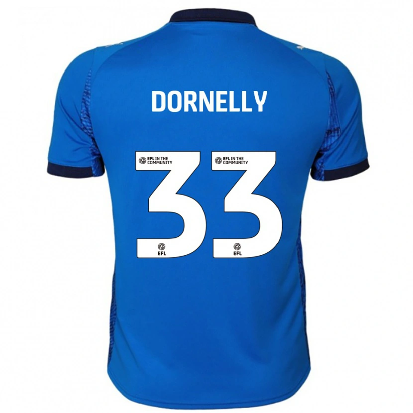 Danxen Kinder James Dornelly #33 Blau Weiß Heimtrikot Trikot 2025/26 T-Shirt