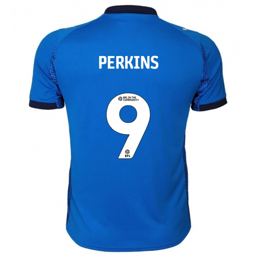 Danxen Kinder Kier Perkins #9 Blau Weiß Heimtrikot Trikot 2025/26 T-Shirt