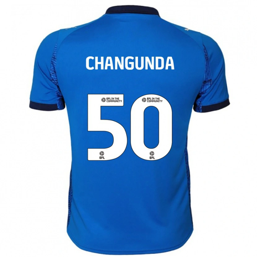 Danxen Kinder Andre Changunda #50 Blau Weiß Heimtrikot Trikot 2025/26 T-Shirt
