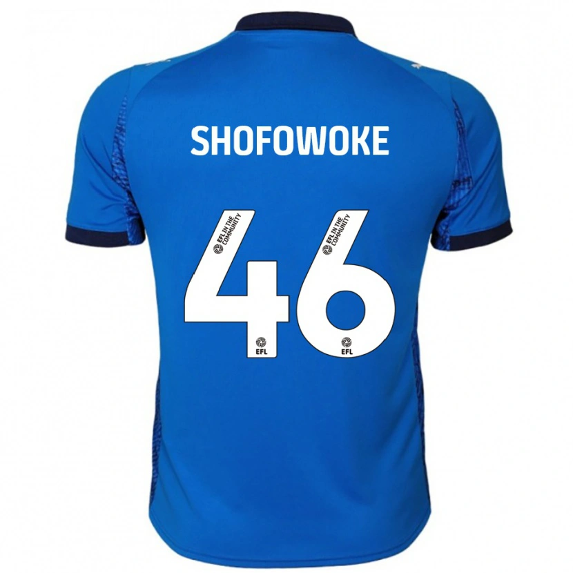 Danxen Kinder Boluwatife Shofowoke #46 Blau Weiß Heimtrikot Trikot 2025/26 T-Shirt