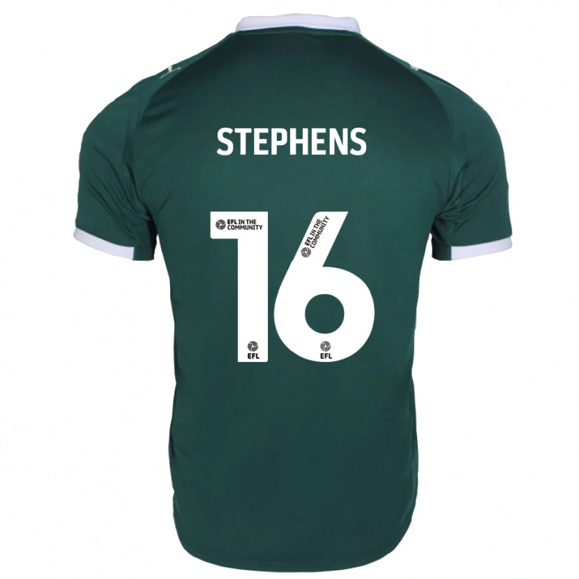 Danxen Kinder Ella Stephens #16 Grün Weiß Heimtrikot Trikot 2025/26 T-Shirt