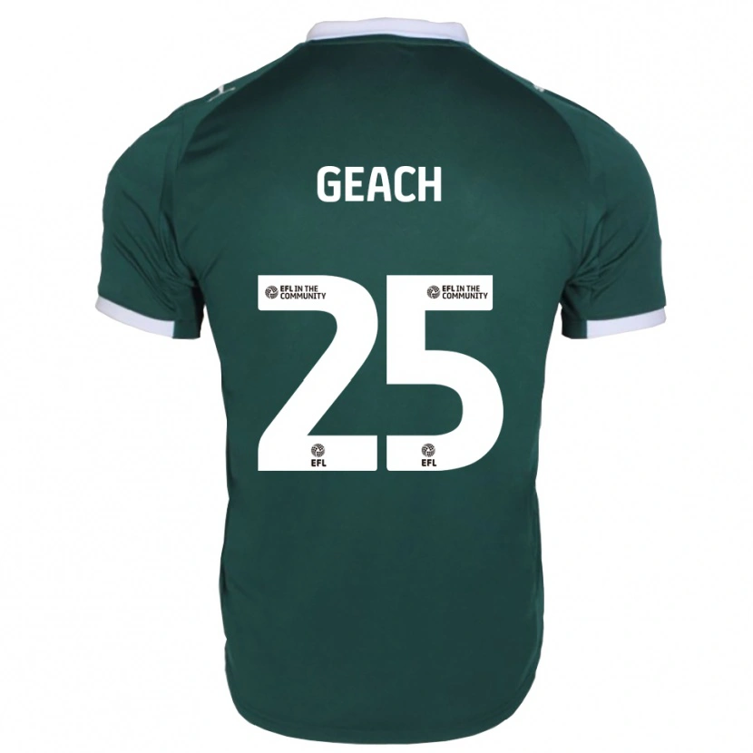 Danxen Kinder Jessica Geach #25 Grün Weiß Heimtrikot Trikot 2025/26 T-Shirt