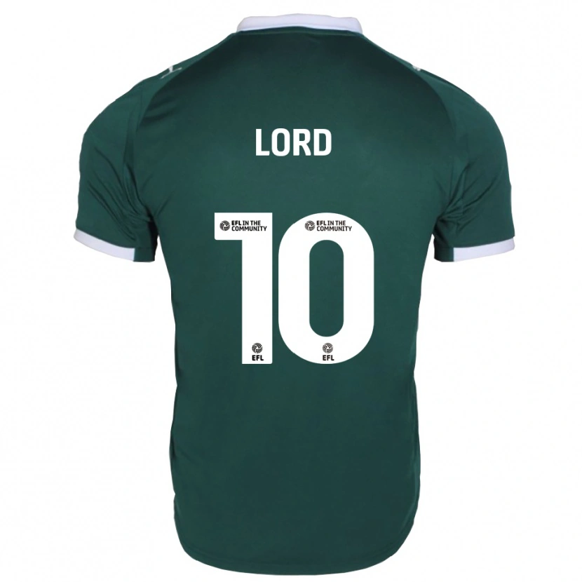 Danxen Kinder Sam Lord #10 Grün Weiß Heimtrikot Trikot 2025/26 T-Shirt