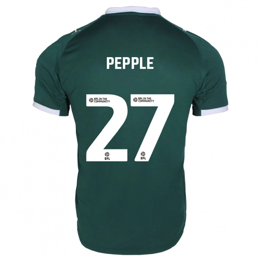 Danxen Kinder Aribim Pepple #27 Grün Weiß Heimtrikot Trikot 2025/26 T-Shirt