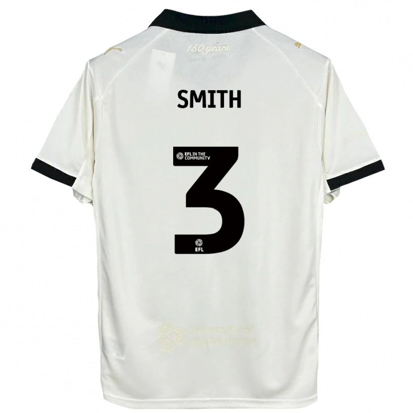 Danxen Kinder Jessica Smith #3 Cremeweiß Schwarz Heimtrikot Trikot 2025/26 T-Shirt