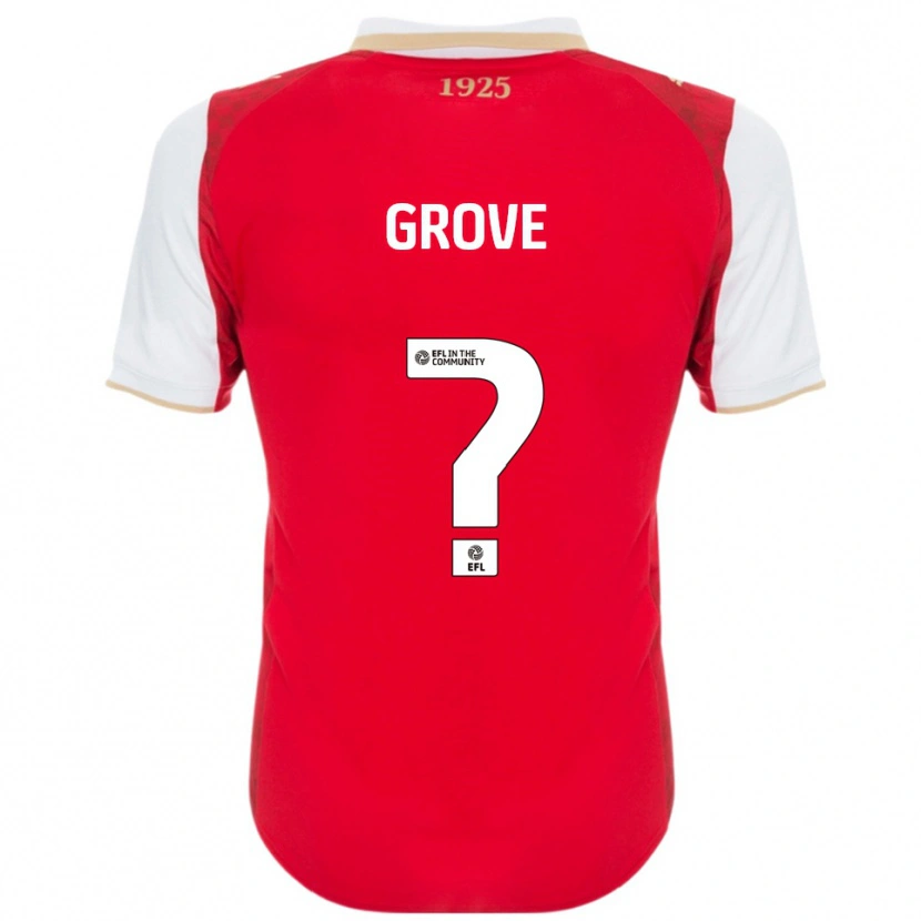 Danxen Kinder Rylee Grove #0 Rot Weiß Heimtrikot Trikot 2025/26 T-Shirt
