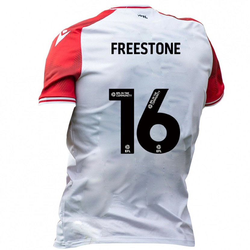 Danxen Kinder Lewis Freestone #16 Weiß Rot Heimtrikot Trikot 2025/26 T-Shirt