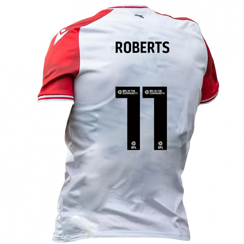 Danxen Kinder Jordan Roberts #11 Weiß Rot Heimtrikot Trikot 2025/26 T-Shirt