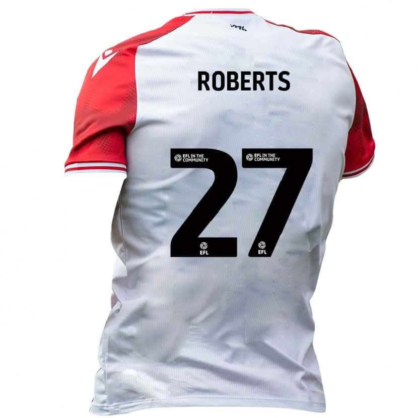 Danxen Kinder Mathaeus Roberts #27 Weiß Rot Heimtrikot Trikot 2025/26 T-Shirt