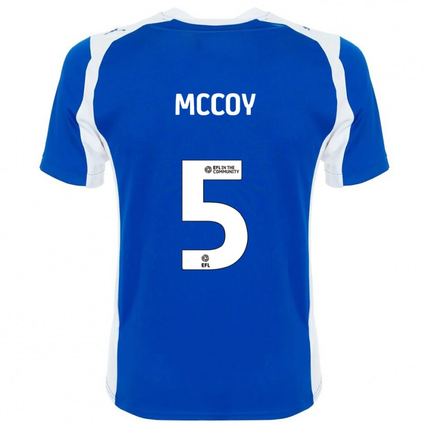 Danxen Kinder Libby Mccoy #5 Blau Weiß Heimtrikot Trikot 2025/26 T-Shirt