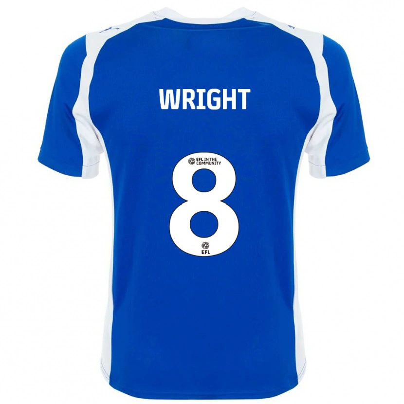 Danxen Kinder Callum Wright #8 Blau Weiß Heimtrikot Trikot 2025/26 T-Shirt