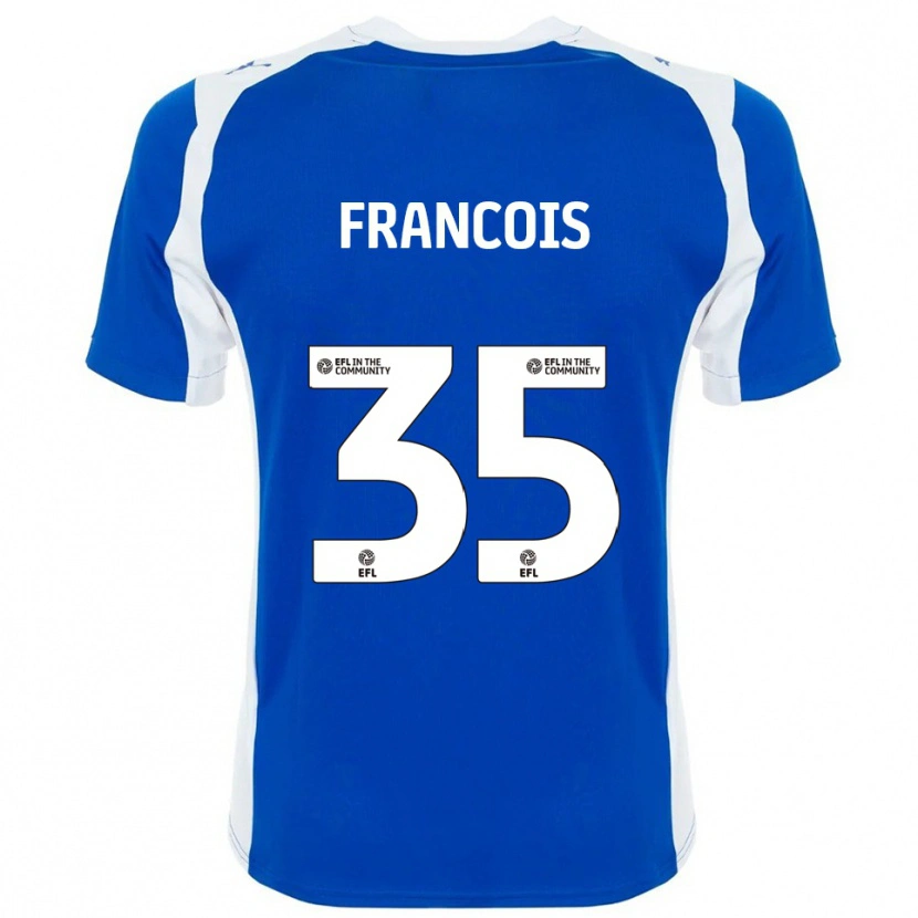 Danxen Kinder Tyrese Francois #35 Blau Weiß Heimtrikot Trikot 2025/26 T-Shirt