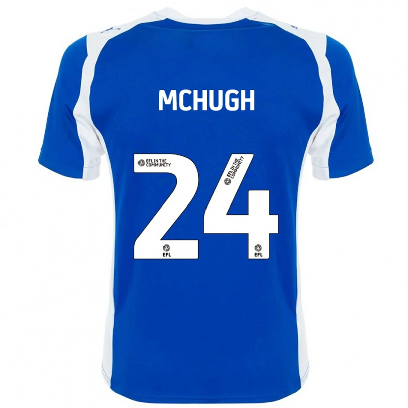 Danxen Kinder Harry Mchugh #24 Blau Weiß Heimtrikot Trikot 2025/26 T-Shirt
