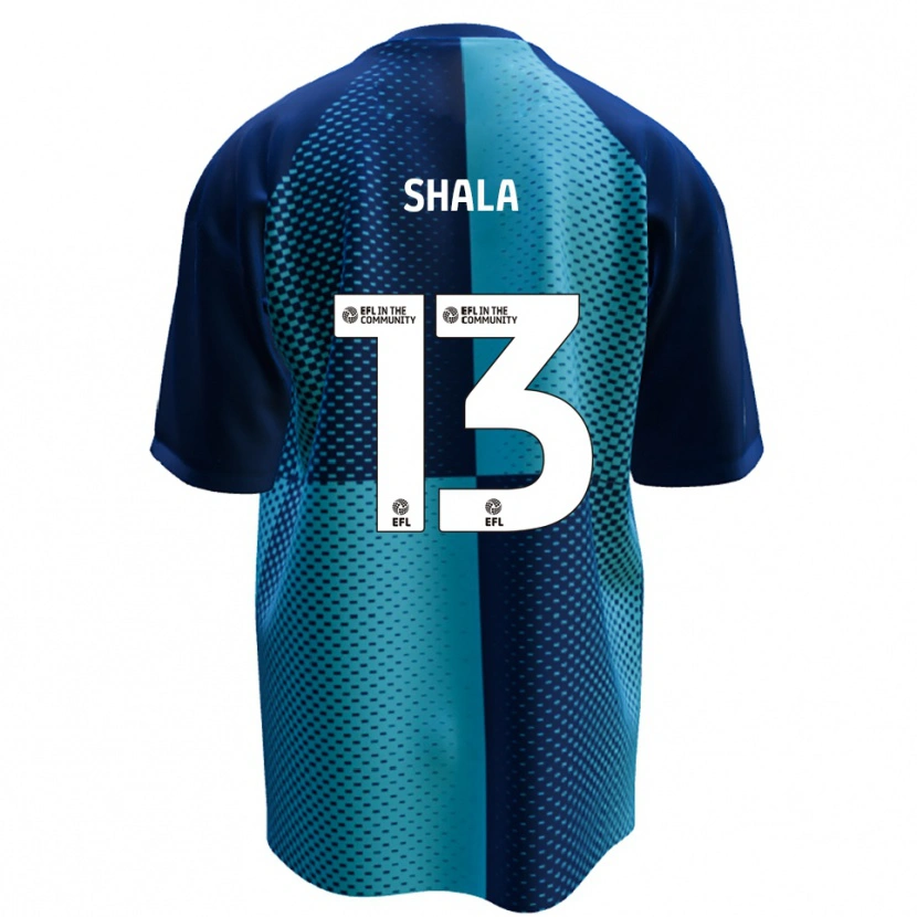 Danxen Kinder Laurence Shala #13 Blau Himmelblau Heimtrikot Trikot 2025/26 T-Shirt