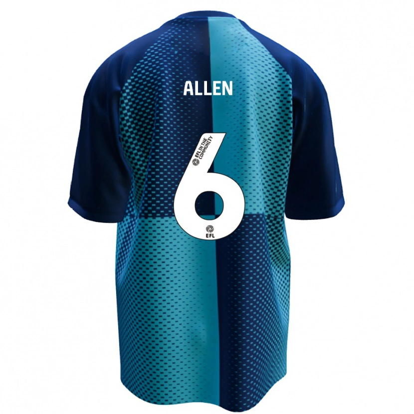 Danxen Kinder Taylor Allen #6 Blau Himmelblau Heimtrikot Trikot 2025/26 T-Shirt