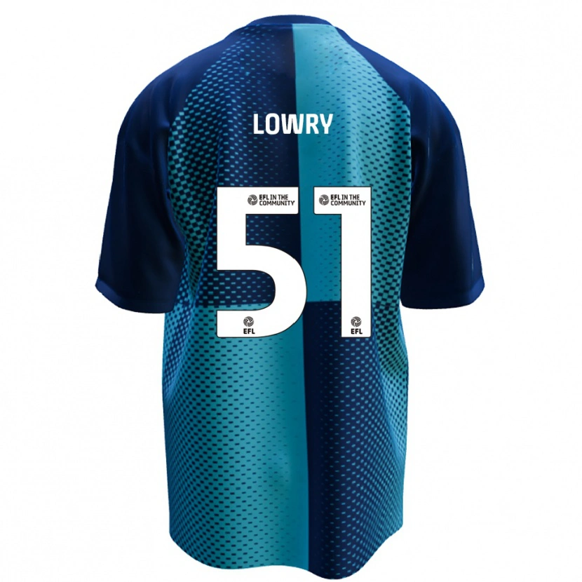 Danxen Kinder Alex Lowry #51 Blau Himmelblau Heimtrikot Trikot 2025/26 T-Shirt