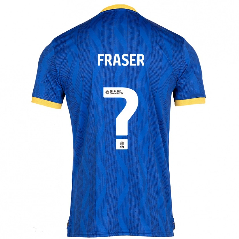 Danxen Kinder Finlay Fraser #0 Marine Gelb Heimtrikot Trikot 2025/26 T-Shirt