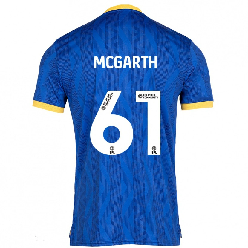 Danxen Kinder Ethan Mcgarth #61 Marine Gelb Heimtrikot Trikot 2025/26 T-Shirt