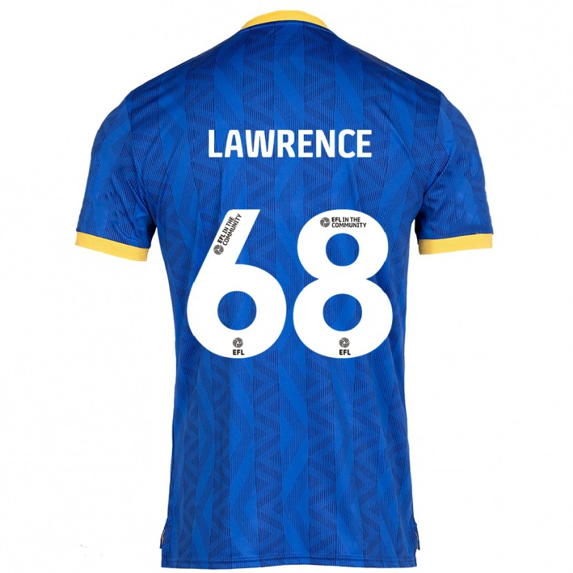 Danxen Kinder Jake Lawrence #68 Marine Gelb Heimtrikot Trikot 2025/26 T-Shirt