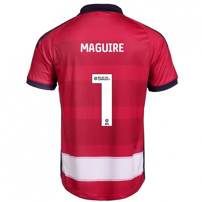 Danxen Kinder Imogen Maguire #1 Rot Weiß Heimtrikot Trikot 2025/26 T-Shirt