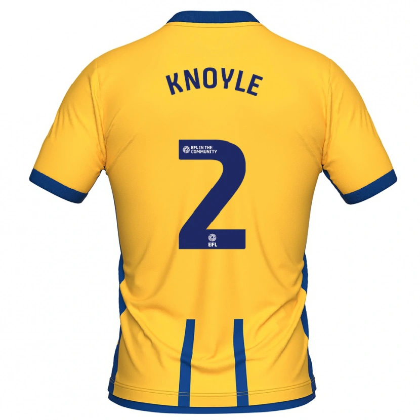 Danxen Kinder Kyle Knoyle #2 Gelb Blau Heimtrikot Trikot 2025/26 T-Shirt