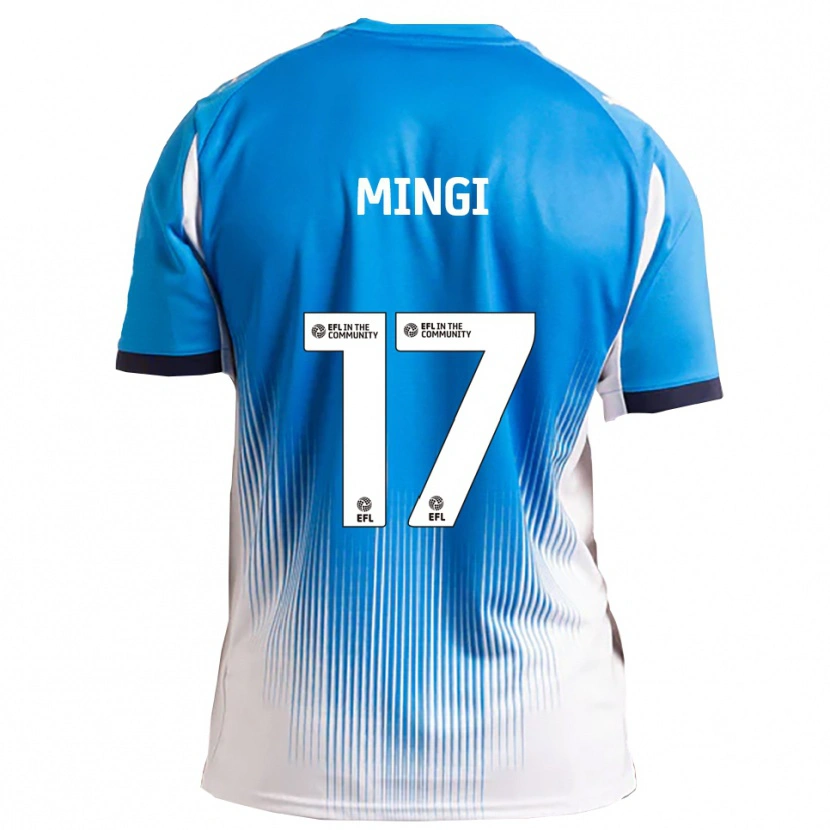 Danxen Kinder Jay Mingi #17 Blau Weiß Heimtrikot Trikot 2025/26 T-Shirt