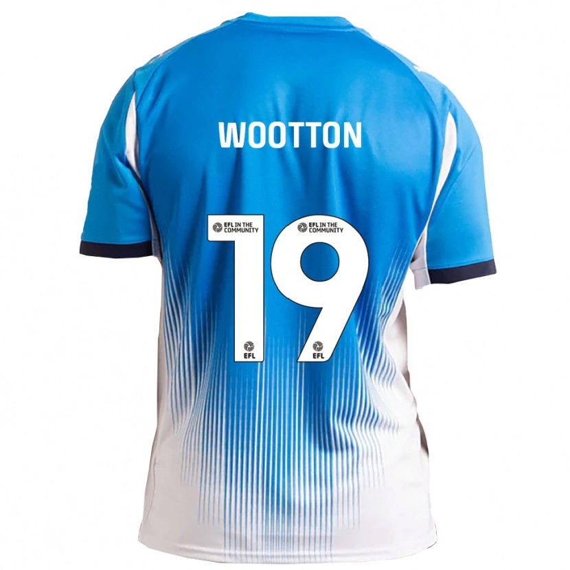 Danxen Kinder Kyle Wootton #19 Blau Weiß Heimtrikot Trikot 2025/26 T-Shirt
