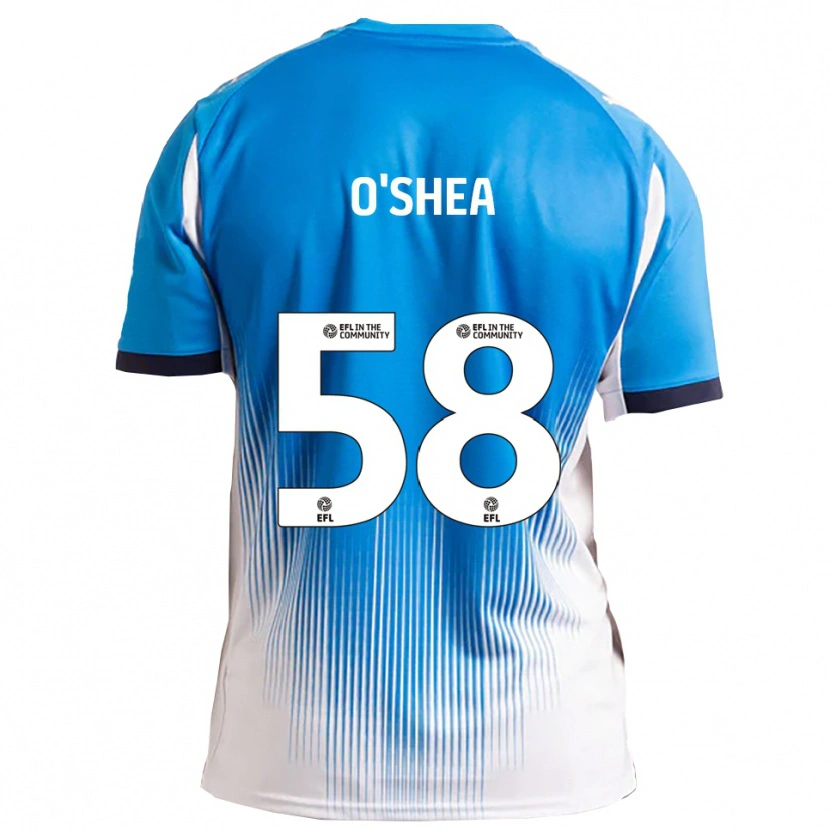 Danxen Kinder Cian O'shea #58 Blau Weiß Heimtrikot Trikot 2025/26 T-Shirt