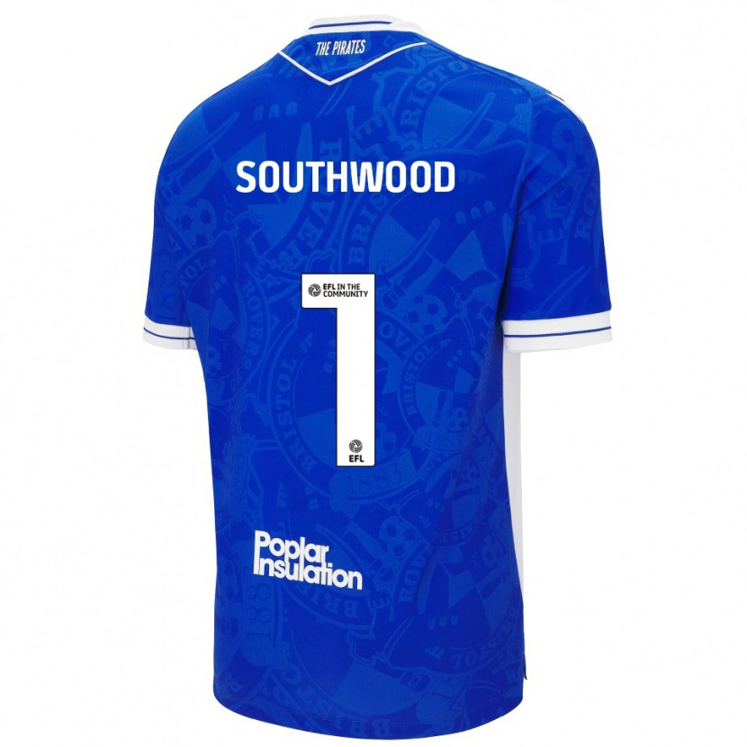 Danxen Kinder Luke Southwood #1 Blau Weiß Heimtrikot Trikot 2025/26 T-Shirt