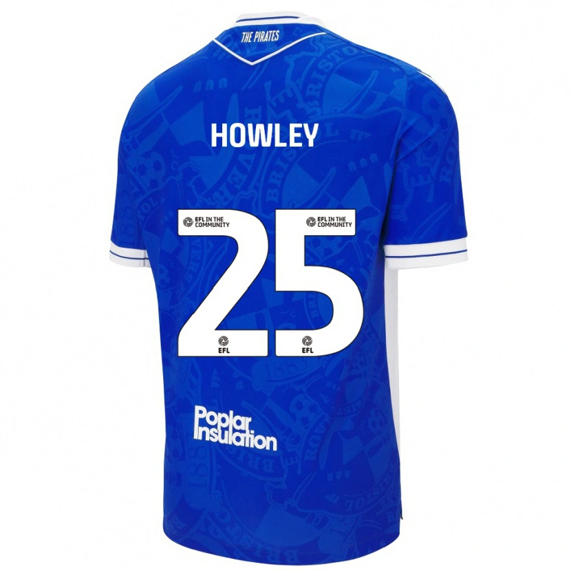 Danxen Kinder Ryan Howley #25 Blau Weiß Heimtrikot Trikot 2025/26 T-Shirt