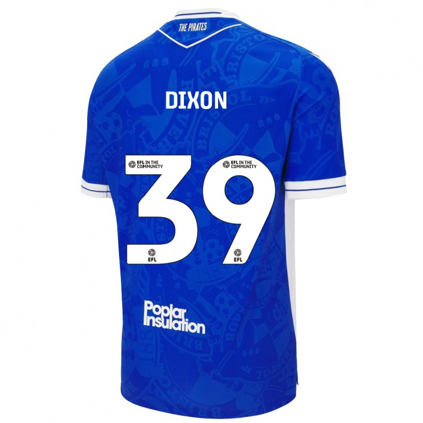 Danxen Kinder Quincy Dixon #39 Blau Weiß Heimtrikot Trikot 2025/26 T-Shirt